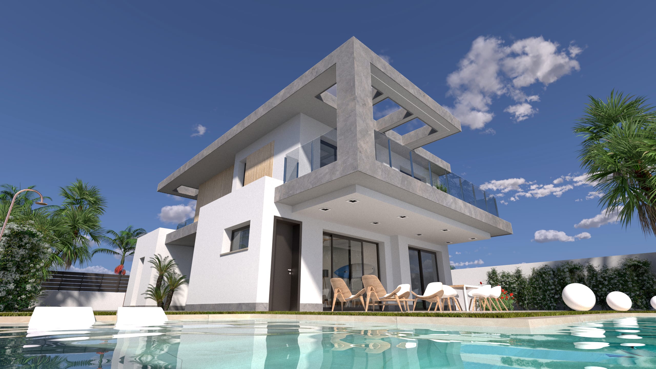 mejor-orientacion-de-una-casa-arquitectos Vivienda unifamiliar con diseño de protección solar exterior para una correcta orientación de una casa